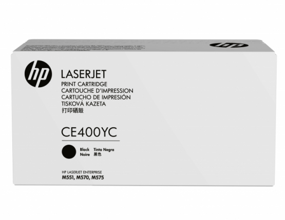 HP Black Orginal Contract Toner Cartridge - Extra High Capacity (CE400YC) 