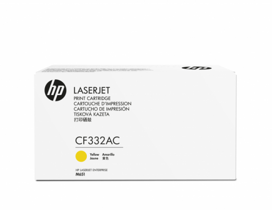 HP Yellow Original Contract Toner Cartridge (CF332AC) 
