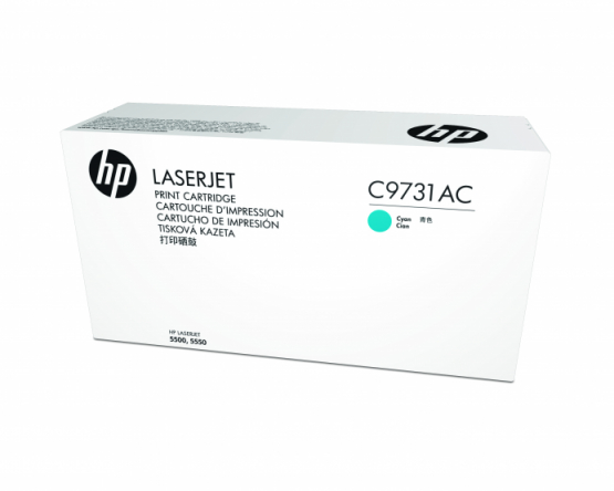 HP CLJ 5500/5550 Cyan Orginal Contract Toner Cartridge (C9731AC) 