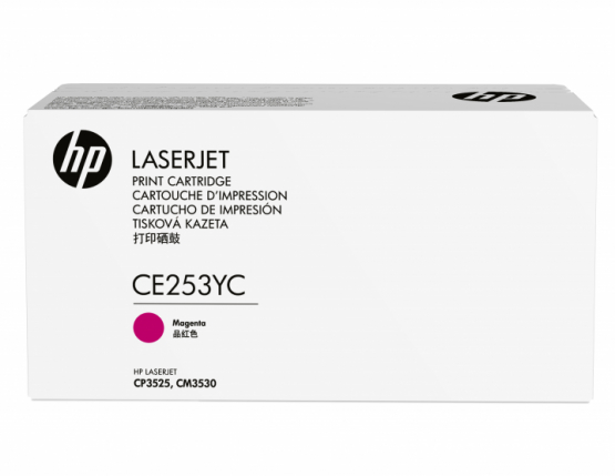 HP Magenta Original Contract Toner Cartridge - Extra High Capacity (CE253YC) 
