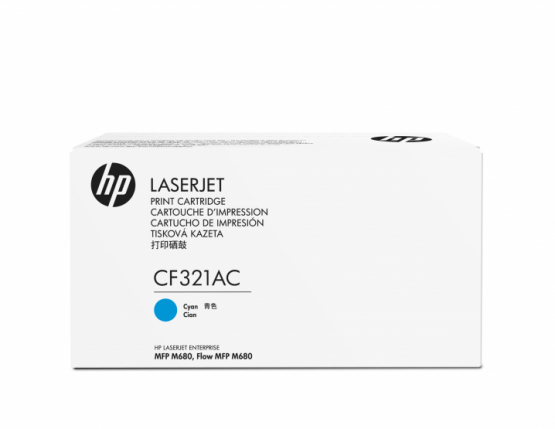 HP Cyan Original Contract Toner Cartridge (CF321AC) 