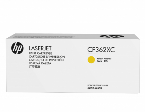 HP Yellow Orginal Contract Toner Cartridge - High Capacity (CF362XC) 
