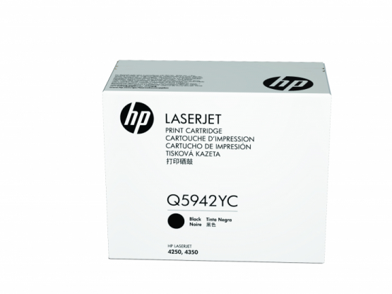 HP Black Original Contract Toner Cartridge - Extra High Capacity (Q5942YC) 