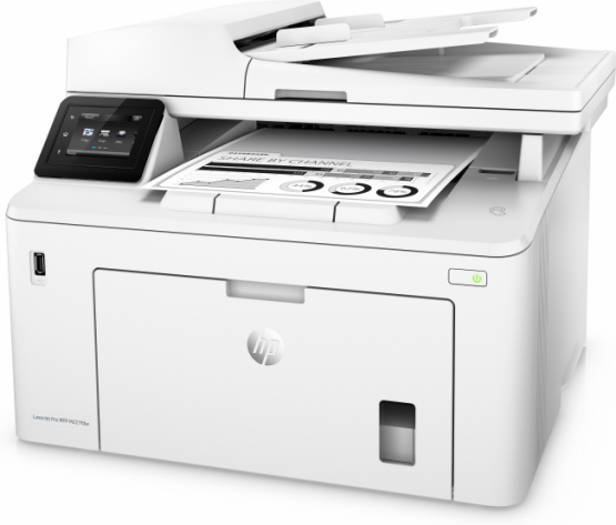 HP LaserJet Pro MFP M227fdw, Black and white, Printer for Business, Print, copy, scan, fax, 35-sheet ADF; Two-sided printing