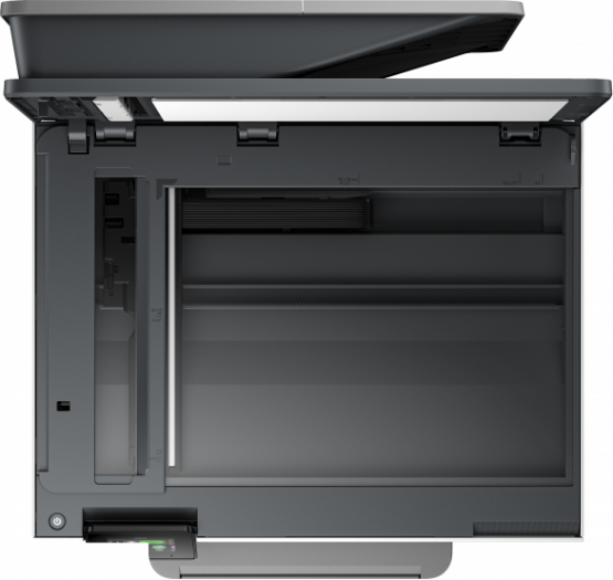 HP OfficeJet Pro 9120b All-in-One Printer, Color, Printer for Home and home office, Print, copy, scan, fax, Wireless; Two-sided printing; Two-sided scanning; Scan to email; Scan to pdf; Fax; Front USB flash drive port; Touchscreen; Print from phone or tablet; Automatic document feeder