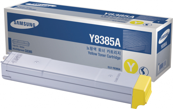 Samsung CLX-Y8385A Yellow Toner Cartridge (SU632A) 
