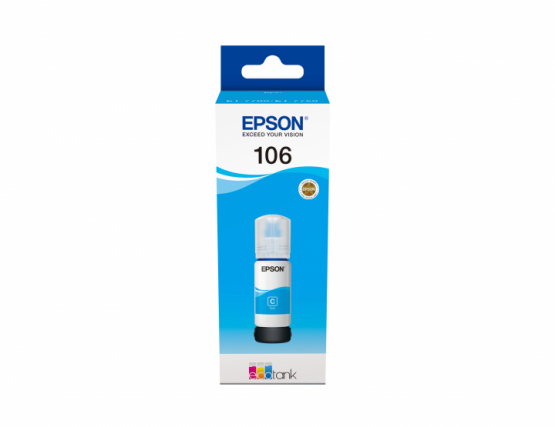 Epson 106 EcoTank Cyan Ink Bottle (C13T00R240) 