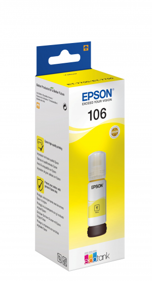 Epson 106 EcoTank Yellow Ink Bottle (C13T00R440) 