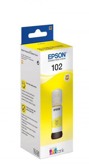 Epson 102 EcoTank Yellow Ink Bottle (C13T03R440) 