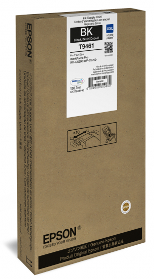Epson WF Series Black Ink Cartridge XXL(C13T946140) 