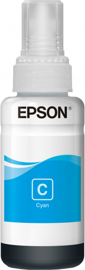 Epson 664 Ecotank Cyan Ink Bottle (70ml) (C13T664240) 