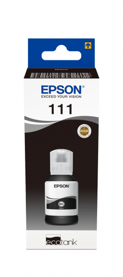 Epson 111 EcoTank Pigment Black Ink Bottle (C13T03M140) 