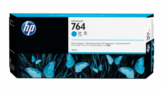 HP 764 Cyan Original DesignJet Ink Cartridge (C1Q13A) 