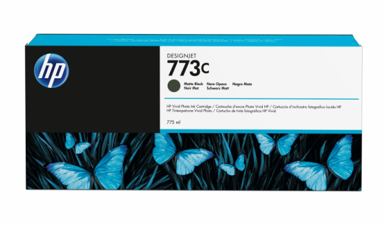 HP 773C Matte Black Original DesignJet Ink Cartridge (C1Q37A) 