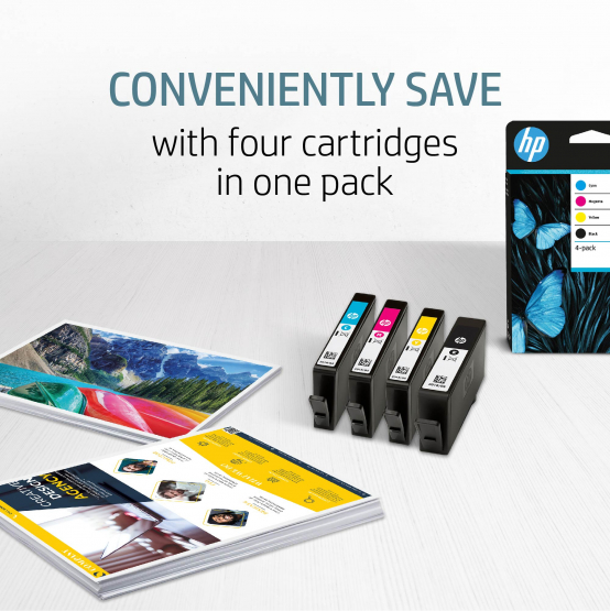 HP 934 Black/935 Cyan/Magenta/Yellow 4-packInk Cartridges(6ZC72AE) 