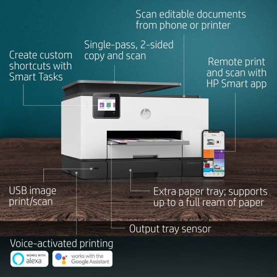 HP OfficeJet Pro 9020 Inkjet Printer (1MR78B#A80) 