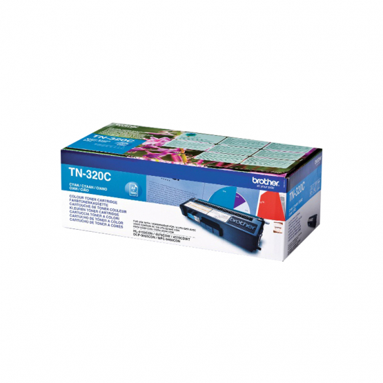 Brother TN-320C Cyan Toner Cartridge (TN320C) 