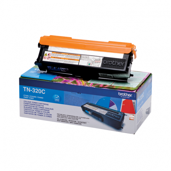 Brother TN-320C Cyan Toner Cartridge (TN320C) 