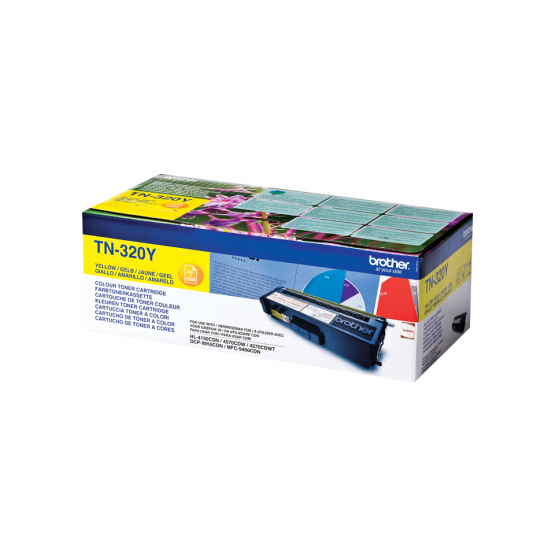 Brother TN-320Y Yellow Toner Cartridge (TN320Y) 