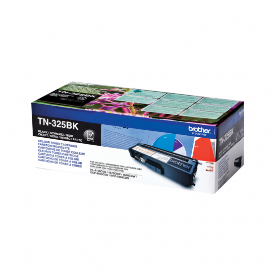 Brother TN325BK Black Toner Cartridge (TN325BK) 