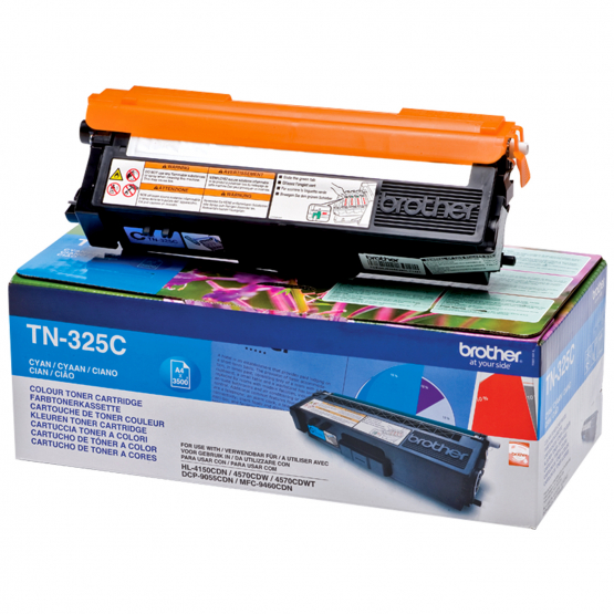 Brother TN-325C Cyan Toner Cartridge (TN325C) 