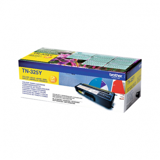 Brother TN-325Y Yellow Toner Cartridge (TN325Y) 