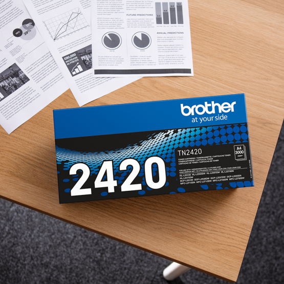 Brother TN-2420 Black Toner Cartridge (TN2420) 