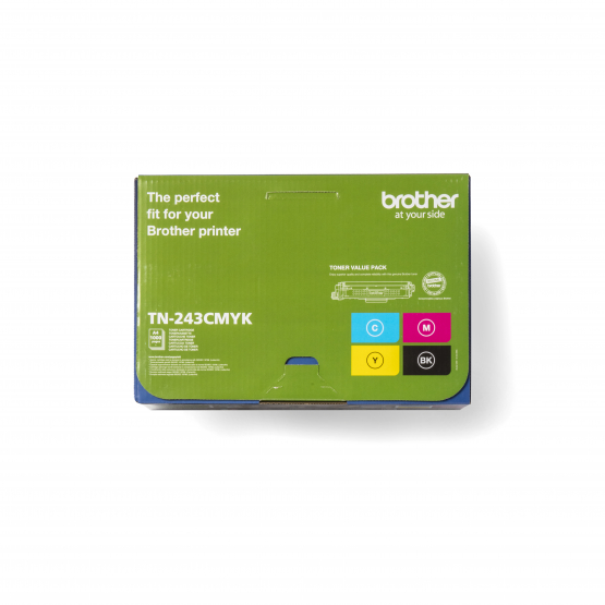 Brother TN-243CMYK Toner CartridgeMulti-Pack - Black, Cyan, Magenta, Yellow (TN243CMYK) 