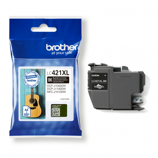Brother LC421XLBK Black Ink Cartridge - High Capacity (LC421XLBK) 