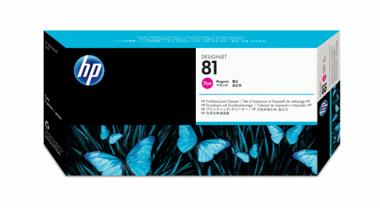 HP 81 Magenta DesignJet Printhead and Printhead Cleaner (C4952A) 