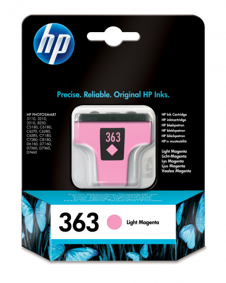 HP 363 Light Magenta Original Ink Cartridge (C8775EE) 