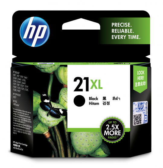HP 21XL Black Original Ink Cartridge - High Capacity (C9351CE) 