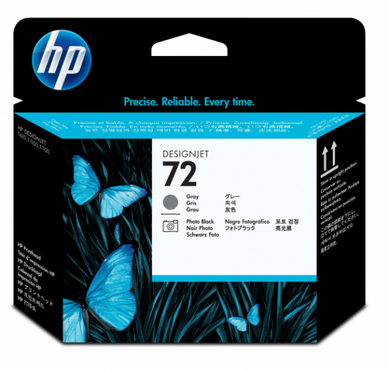 HP 72 Grey and Photo Black Original Designjet Printhead (C9380A) 