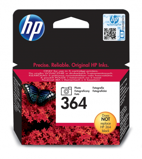 HP 364 Photo Black Original Ink Cartridge (CB317EE) 