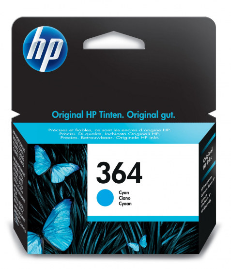 HP 364 Cyan Original Ink Cartridge (CB318EE) 