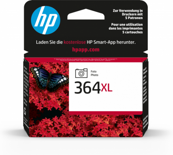 HP 364XL Photo Black Original Ink Cartridge - High Capacity (CB322EE) 
