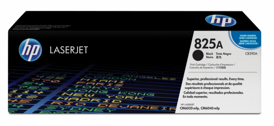 HP 825A Black Original Toner Cartridge (CB390A) 