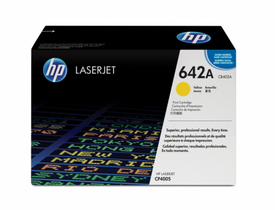 HP 642A Yellow Original Toner Cartridge (CB402A) 