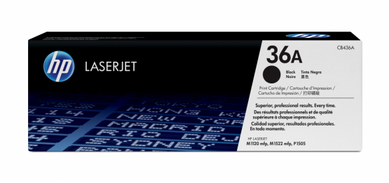 HP 36A Black Original Toner Cartridge (CB436A) 