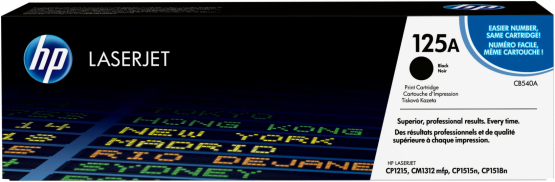 HP 125A Black Original Toner Cartridge (CB540A) 