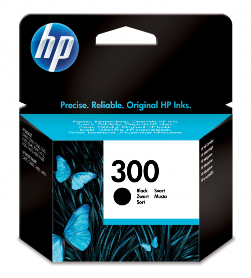 HP 300 Black Original Ink Cartridge (CC640EE) 