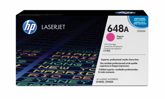 HP 648A Magenta Original Toner Cartridge (CE263A) 