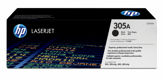HP 305A Black Original Toner Cartridge (CE410A) 