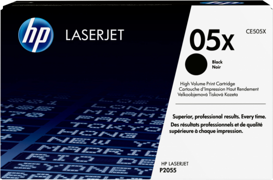 HP 05X Black Original Toner Cartridge - High Capacity (CE505X) 