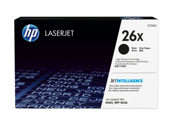 HP 26X Black Original Toner Cartridge - High Capacity (CF226X) 