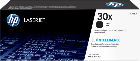 HP 30X Black Original Toner Cartridge - High Capacity (CF230X) 