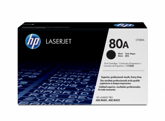 HP 80A Black Original Toner Cartridge (CF280A) 
