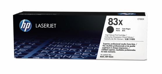 HP 83X Black Original Toner Cartridge - High Capacity (CF283X) 
