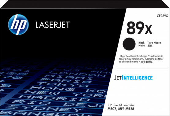 HP 89X Black Toner Cartridge - High Capacity (CF289X) 