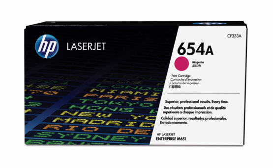 HP 654A Magenta Original Toner Cartridge (CF333A) 